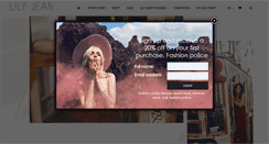 Desktop Screenshot of lily-jean.com