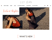 Tablet Screenshot of lily-jean.com